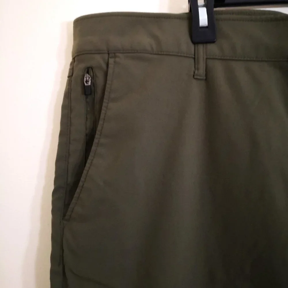 Weatherproof Vintage Men's‎ Performance Weather-Flex Flatfront Pant Jungle Green